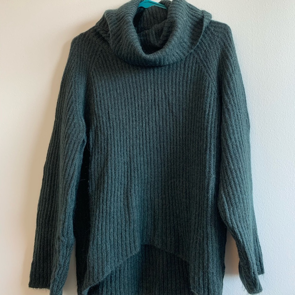 Dark green sweater